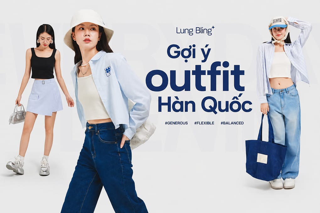 oufit cho nàng phong cách hàn quốc