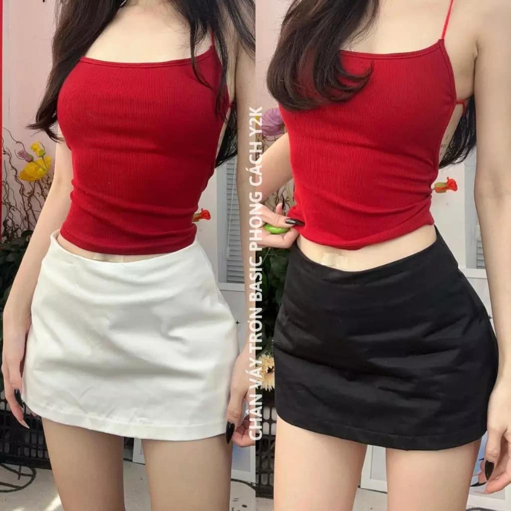 Chân váy chữ A baisic phong cách - Ảnh 2