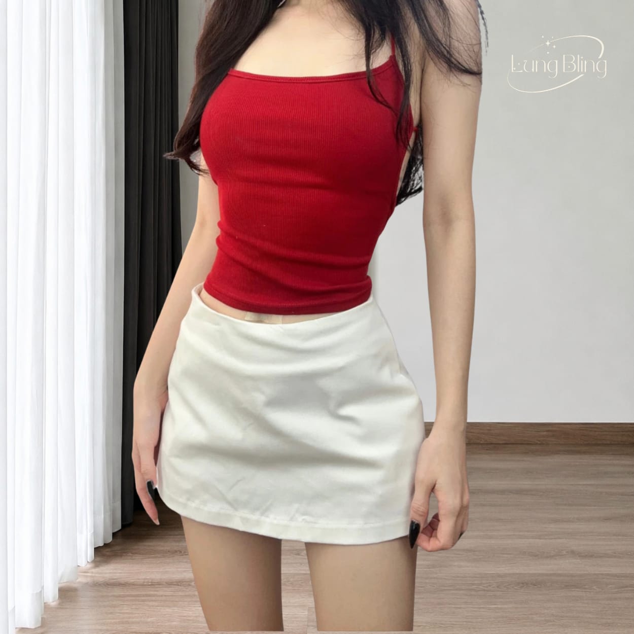 Chân váy chữ A baisic phong cách