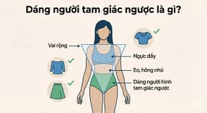 Hình Ảnh Dáng Tam Giác Ngược