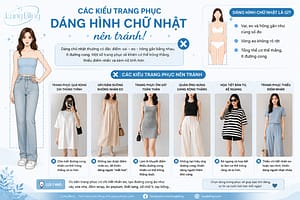 Các kiểu trang phục nên tránh