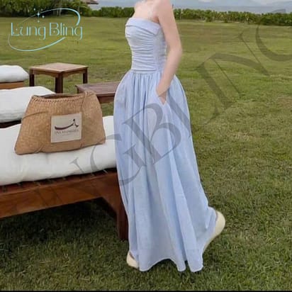Váy Maxi Đi Biển 2 dây