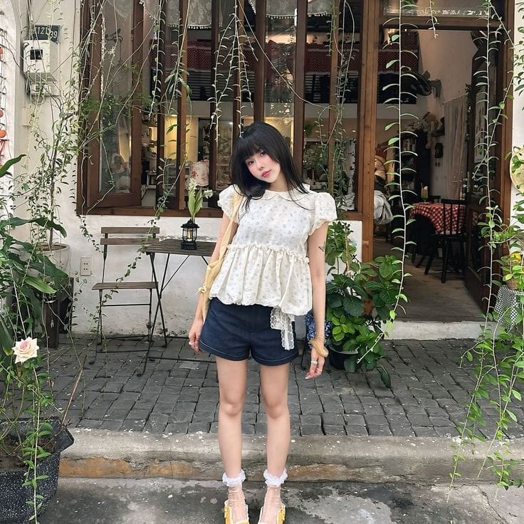 áo babydoll phối với gì đẹp